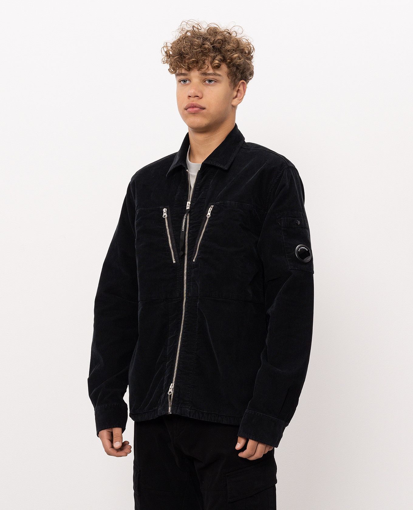 Black corduroy jacket C.P. Company 3
