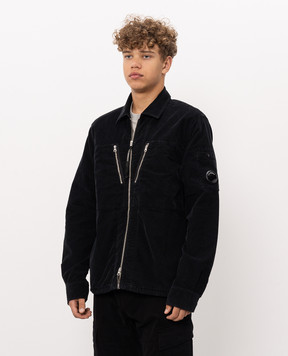 C.P. Company Black corduroy jacket MOS149A006410O