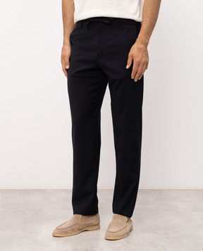 Canali Navy blue wool pants AR03652V91659