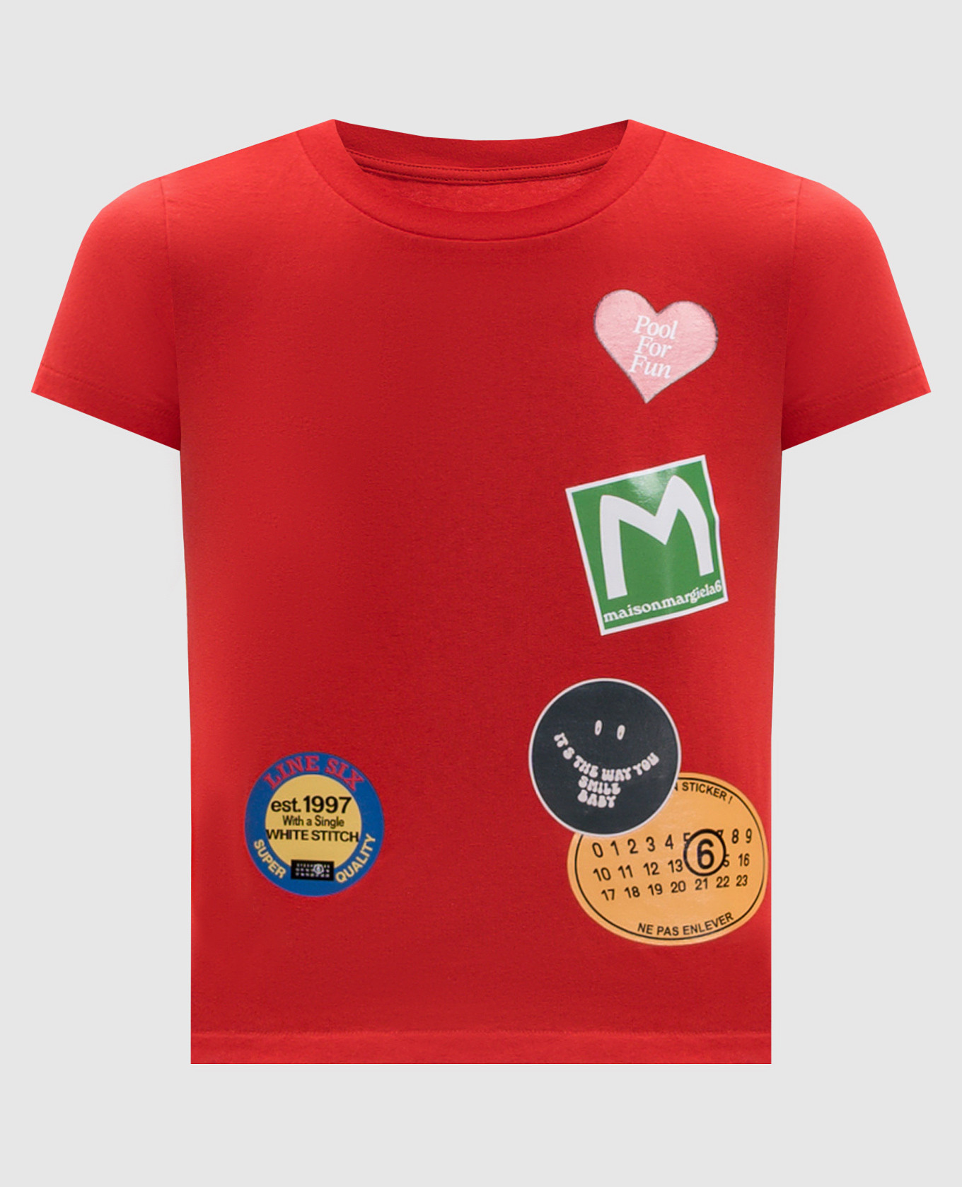 Red T-shirt with print