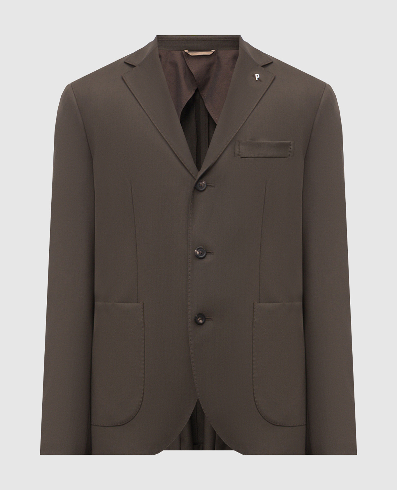 

Brown wool jacket Peserico