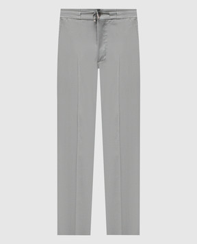 Stefano Ricci Green wool and silk pants M1T6100212WK002U