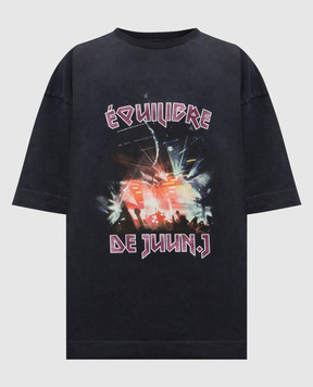 Juun.j Blue T-shirt EQUILIBRE ROCK JC5742P26R