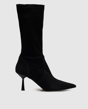 AGL Black suede ankle boots ALLA ALLASTRETCHSUEDEim