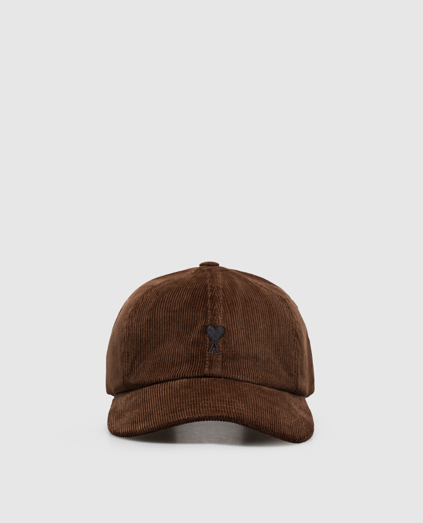 Brown velvet cap Ami Paris
