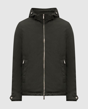 MooRER Green down jacket ALBINI ALBINISTP
