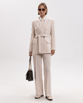 Peserico Ivory silk blouse A0685607325