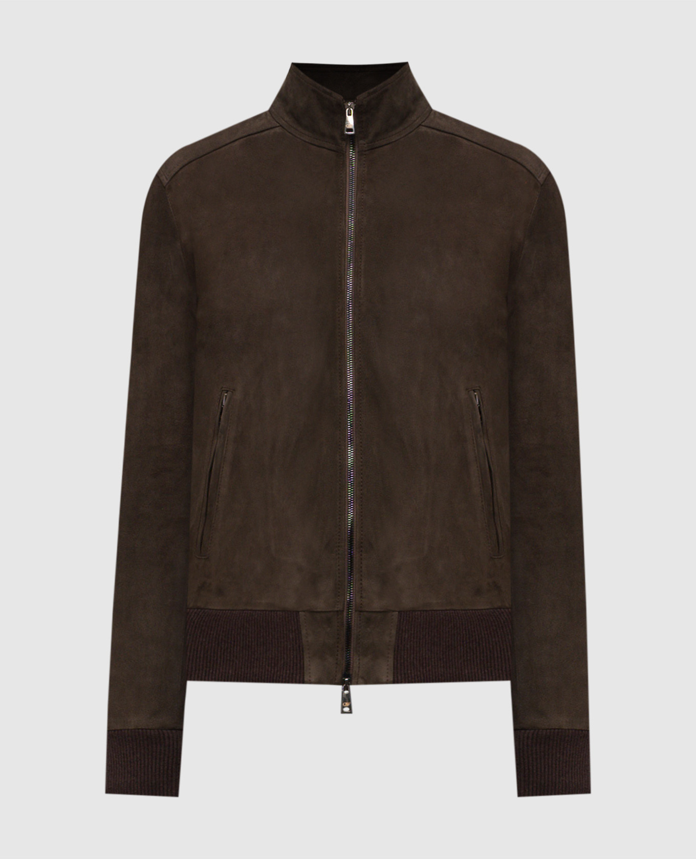 Brown suede jacket