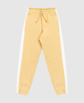 Dolce&Gabbana Children's yellow joggers L4JPLMG7PWP812+