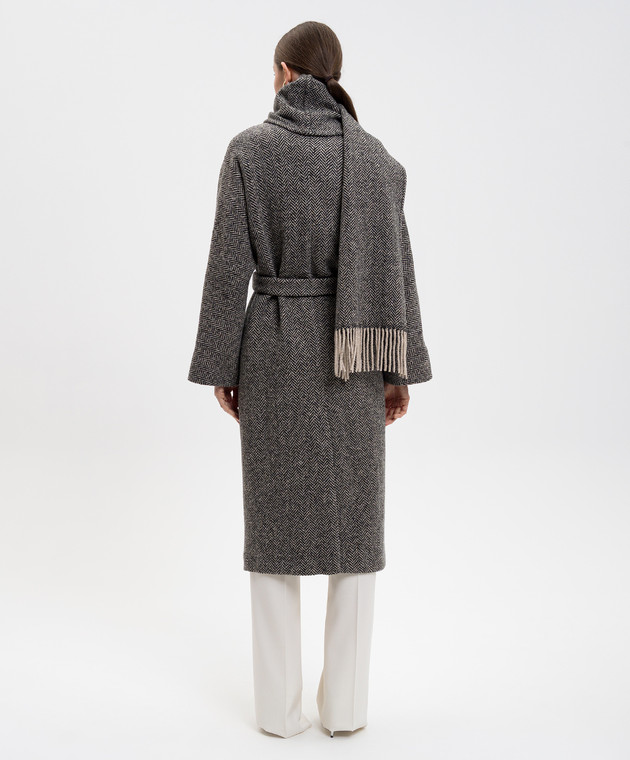 Max Mara Weekend - ZENICA wool coat with scarf ZENICA - shop with