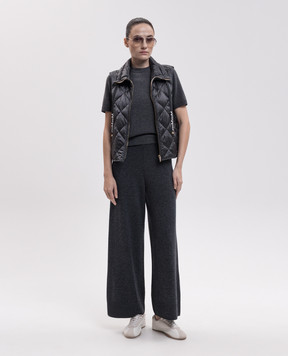 Max Mara Grey down vest REGIC TREGIC