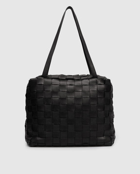 The Row Henri black woven tote bag W1899L637