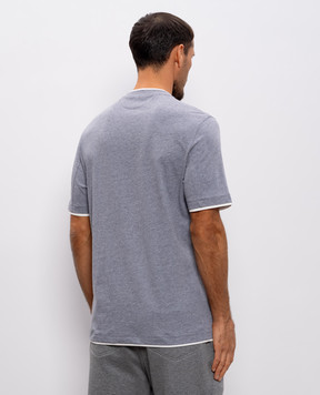 Brunello Cucinelli Melange gray T-shirt M0B137427