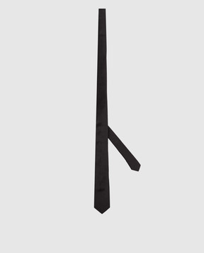 Saint Laurent Black silk tie 7200953Y043