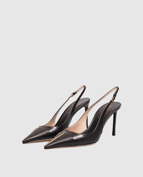 Tom Ford Thea black leather slingbacks W3929LKD002P