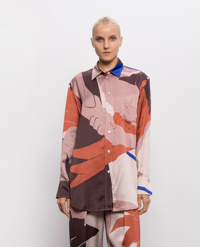 Victoria Beckham Remi printed shirt 1326WSH007515B