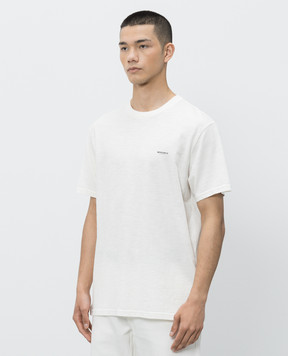 Woolrich White T-shirt with logo print CFWOTE2013MRUT4061