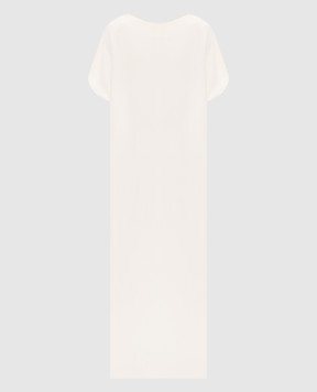 Momoni Beige maxi dress SAKARI MODR026MO31