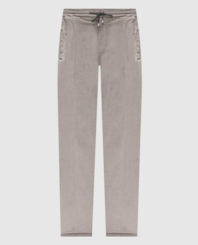 Doriani Cashmere Gray corduroy pants P161TCT160F193T160
