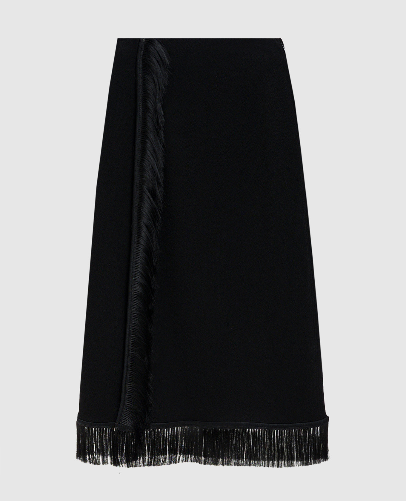 

Black skirt with fringe Jil Sander