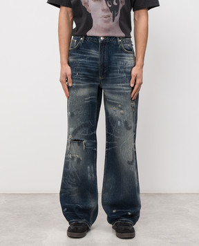 Misbhv Blue jeans with holes 260U315