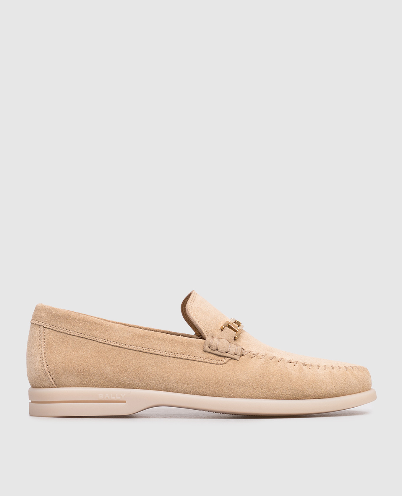 

Switz Moc Beige Suede Loafers Bally