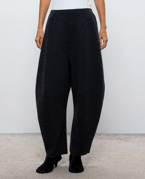 BOBOUTIC Gray wool and cashmere pants 5136
