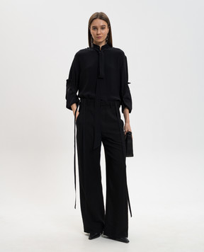 Ann Demeulemeester Dien black polka dot blouse B0013768FA713