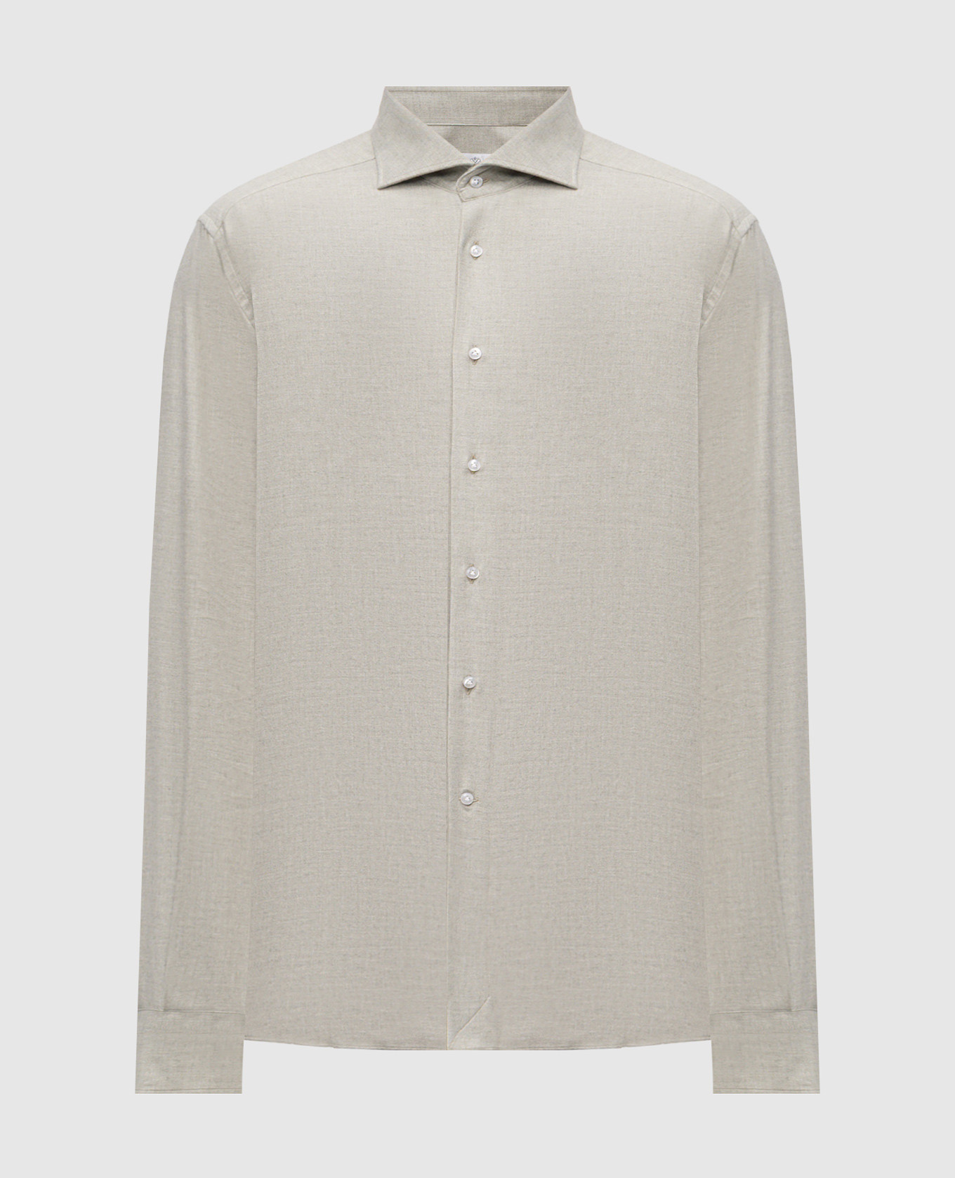 Green cotton shirt Pini Parma