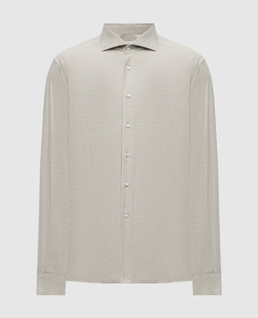 Pini Parma Green cotton shirt SHICOLYSAGE