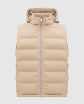 Brunello Cucinelli Beige down vest MV4061605
