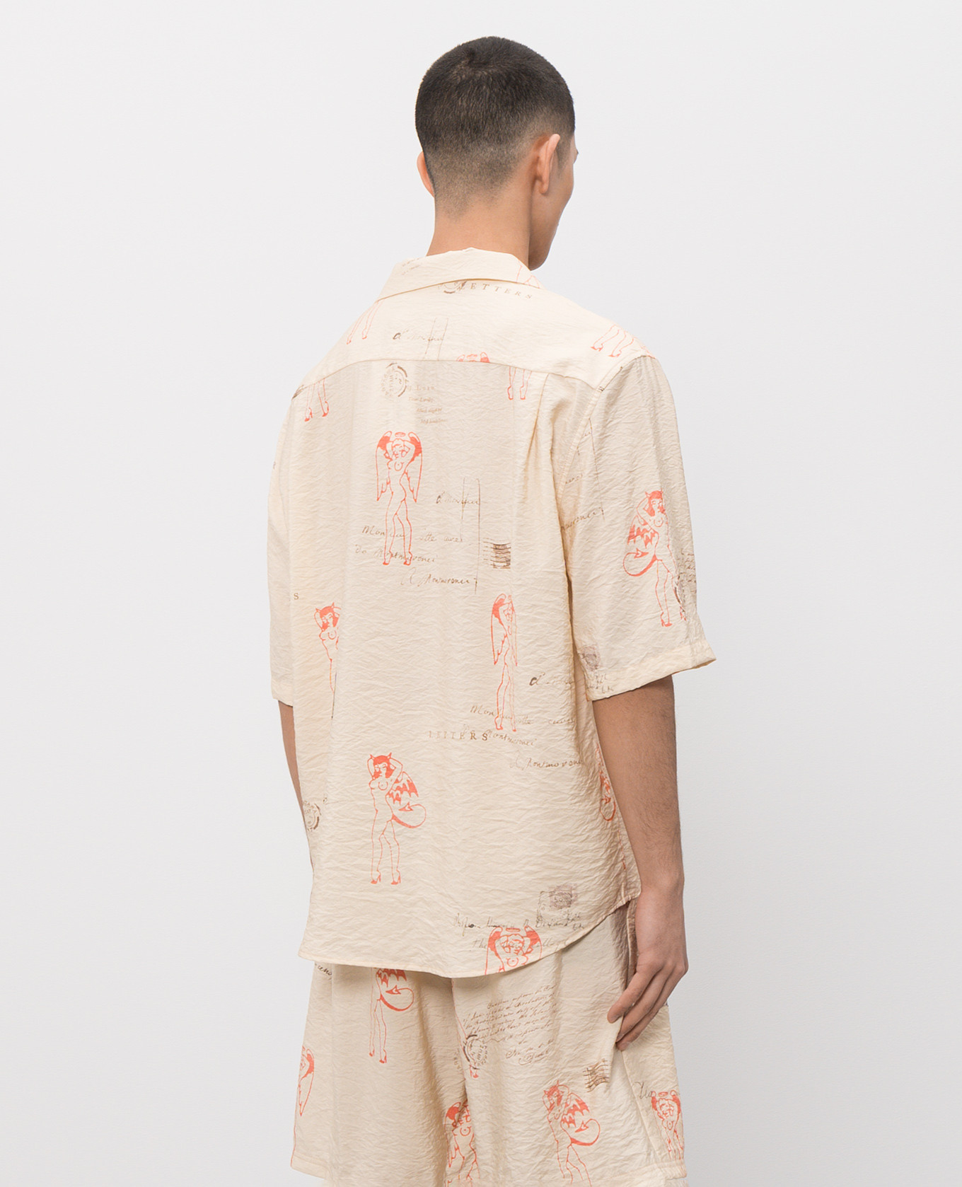 

Beige Devil Postcard shirt Misbhv