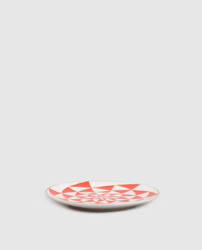Bitossi Home White porcelain saucer Oracle ABR00063