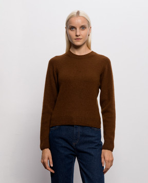 Tom Ford Brown cashmere and silk sweater MAK1479YAX755