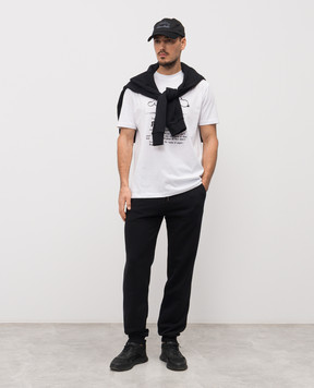 Iceberg White T-shirt with print F0446325