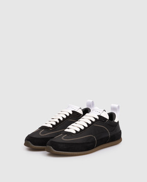 Alexander McQueen Black EC1 logo combo sneakers 856192WIAJN