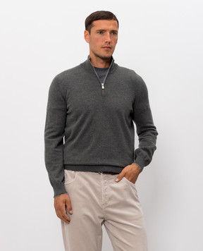 Brunello Cucinelli Green cashmere jumper M2200124