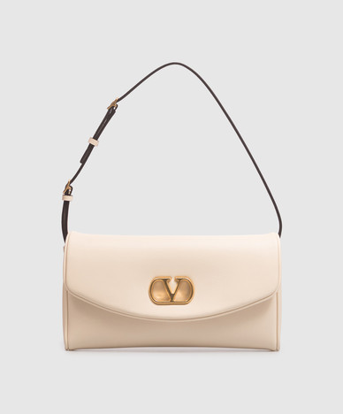Sac en cuir ivoire Devain