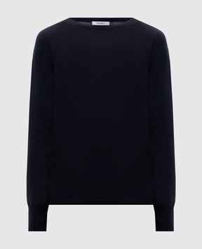 Max Mara Navy blue cashmere and silk jumper MXPTABELLA