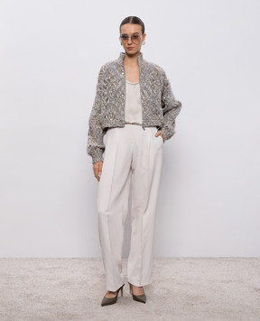 Brunello Cucinelli Beige silk top M0C59E0600