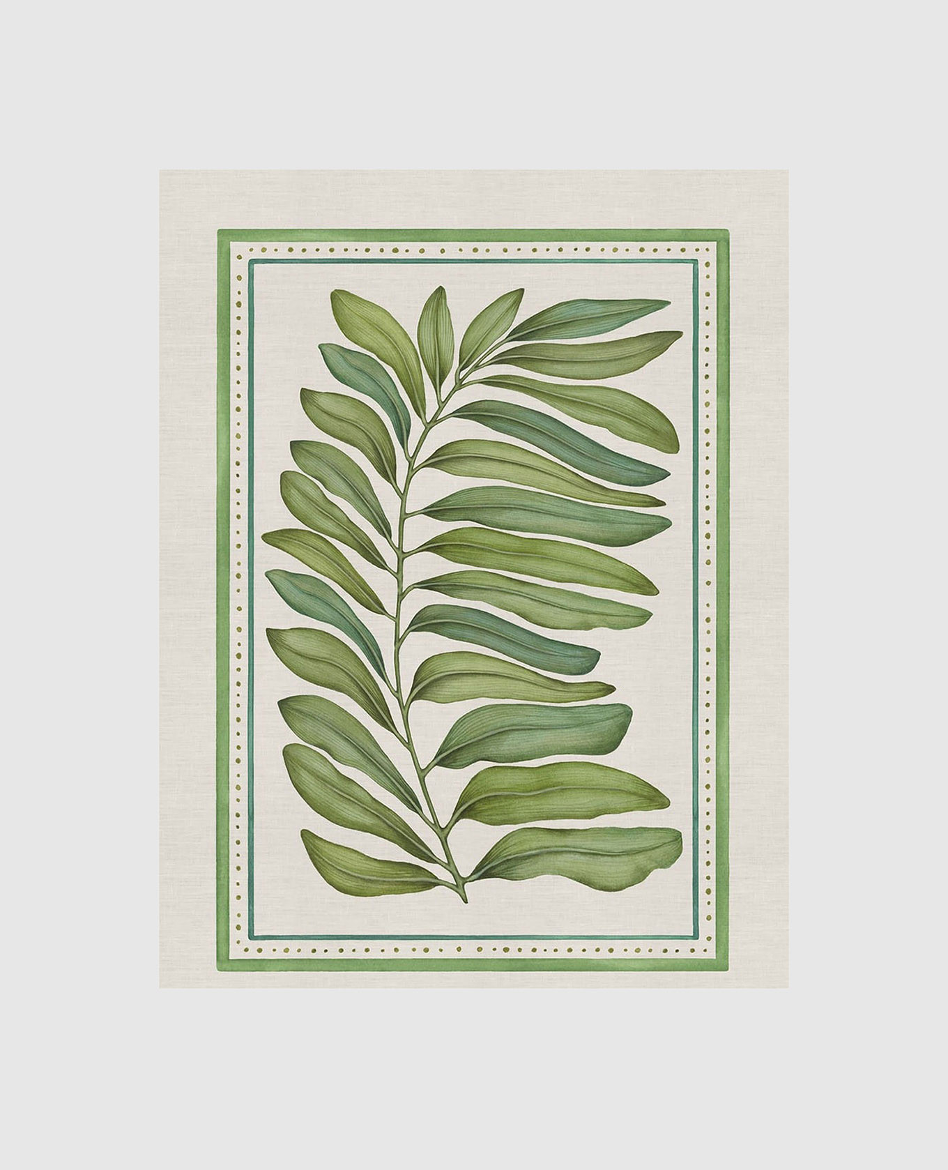 

Grey linen kitchen towel TAMARINDO TESSITURA TOSCANA TELERIE