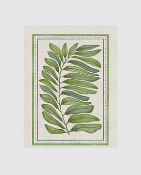 TESSITURA TOSCANA TELERIE Grey linen kitchen towel TAMARINDO NC250013080037