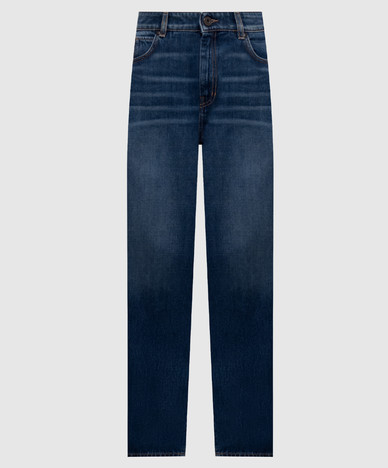 CEDRO blue jeans with logo patch