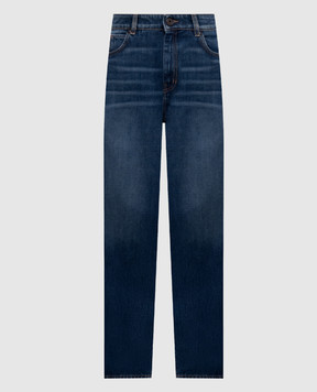 Max Mara Weekend CEDRO blue jeans with logo patch WKDCEDRO
