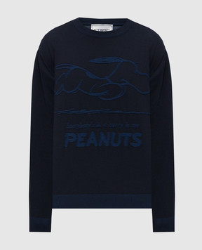 Iceberg Blue jumper with a pattern A0067604
