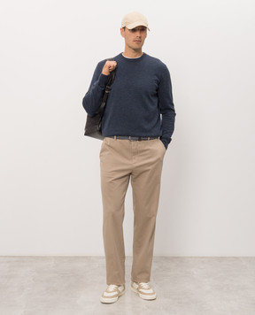 Cashmere&Whiskey Blue cashmere jumper MU7791312525R