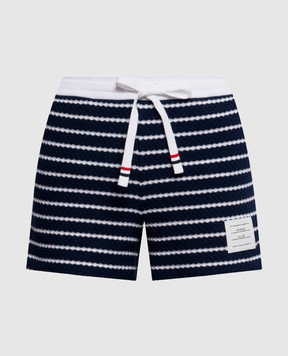 Thom Browne Blue striped shorts FJQ133AJ0268