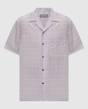 Canali Straight-cut shirt with a pattern GL03774CSM3055
