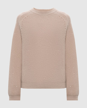 Peserico Beige alpaca wool sweater A99252F0709335