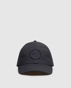 Stone Island Blue cap with embroidery L2S159100013S0248